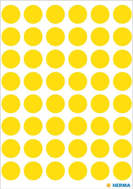 Actual product image HERMA Marking points
