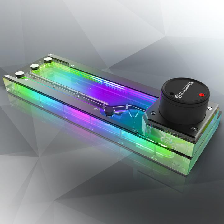 Produktbild Raijintek ACHERON 360 RBW Distro Plate - Acryl, D-RGB