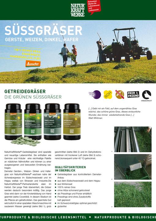 Produktbild NaturKraftWerke Weizengras Pulver Demeter (1 Stück, Pulver, 50 g)