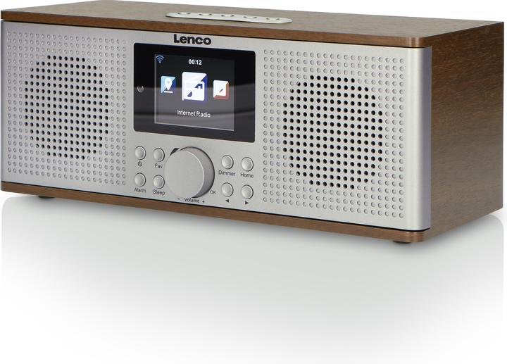 Lenco DIR-170, DAB+ Internet Radio, Walnut (Web radio, DAB+, Bluetooth)