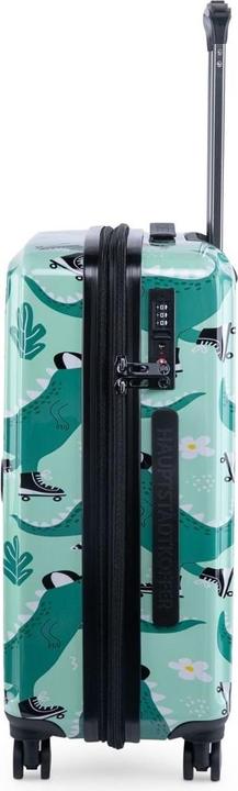 Immagine prodotto Hauptstadtkoffer Centro - Valigia per bambini a mano con guscio rigido, Skater Dinos (55 l, Bagaglio a mano (fino a 50 litri))