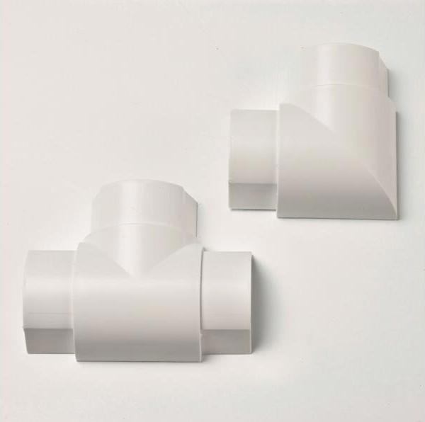 Actual product image D-Line Accessory set H50025 for half-round duct 50 / 25 (Cable hole, 25 cm)