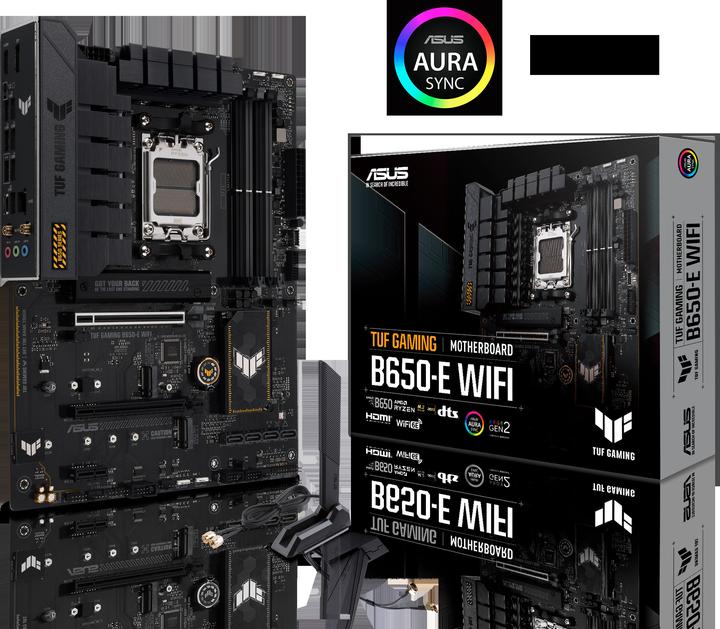 Image du produit ASUS TUF GAMING B650-E WIFI (AM5, AMD B650E, ATX)