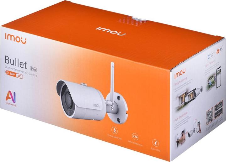 Actual product image Imou WRL CAMERA BULLET PRO 3MP/IPC-F32MIP (2304 x 1296 Pixels)