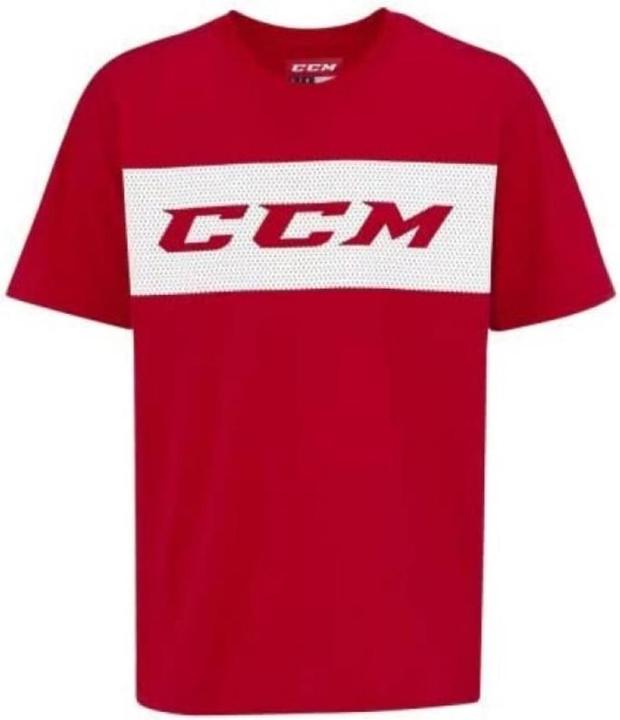 Produktbild CCM T7844 SS True 2 Hockey Tee SR (S, Schwarz/Gelb) (S)