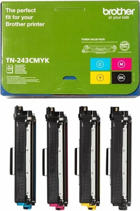 Actual product image Brother TN-243 Multipack (C, M, Y, BK)