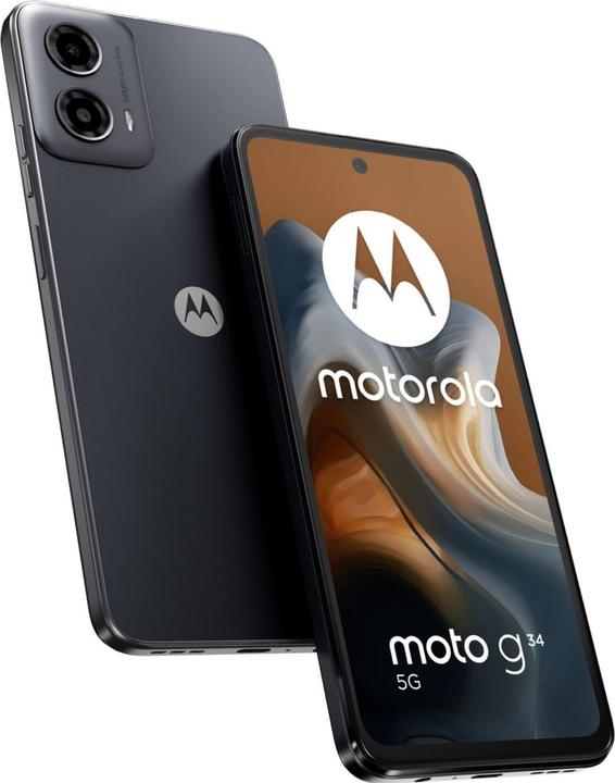 Produktbild Motorola Moto G34 (128 GB, Charcoal Black, 6.50", Dual SIM, 50 Mpx, 5G)