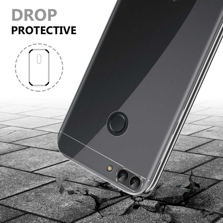 Immagine prodotto Cadorabo Custodia TPU con scafo a 360 gradi (Huawei P Smart (2018), Huawei Enjoy 7S)