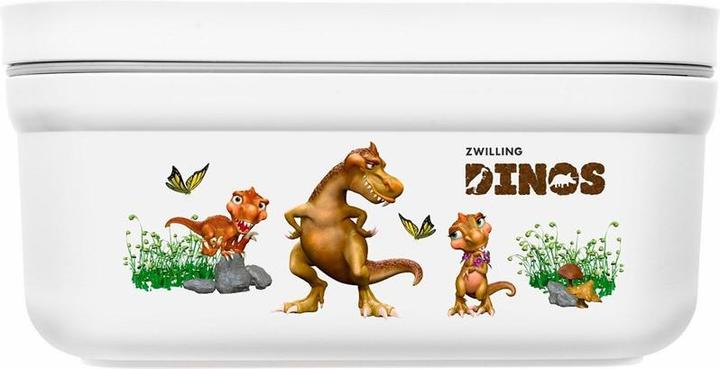 Actual product image Zwilling Vakuum-Lunchbox, M | Kunststoff | weiss | Dinos