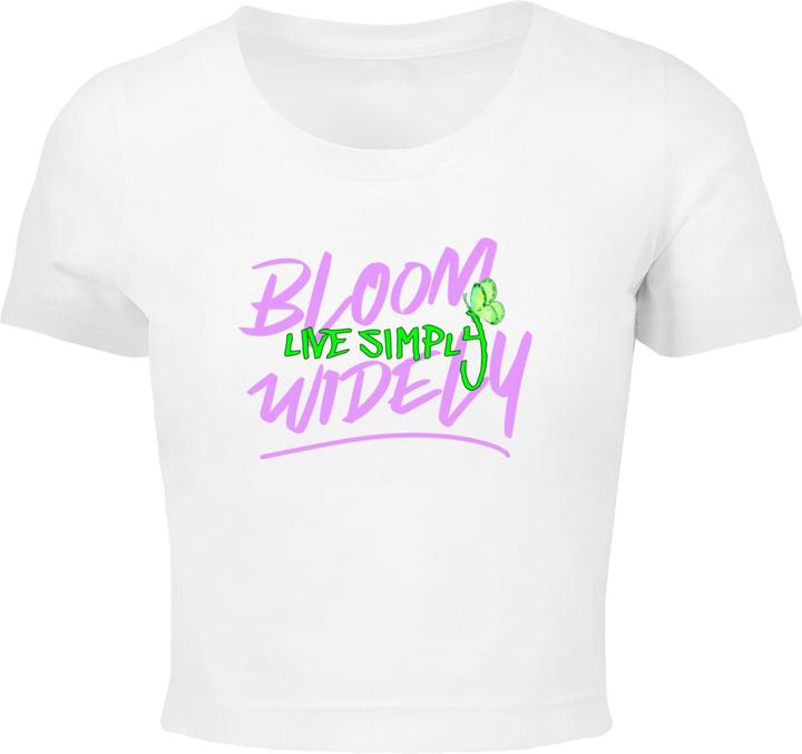 Merchcode Ladies Bloom Widely Cropped Tee - 179711