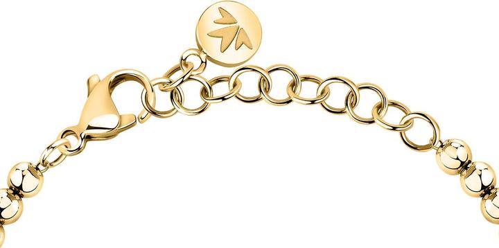 Immagine prodotto Morellato - Decent gold-plated bracelet with green agates Talismans SAIX15 (19 cm, Acciaio inossidabile)