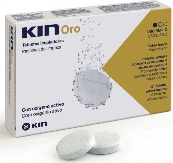 KIN ORO tabletas limpiadoras 30 u