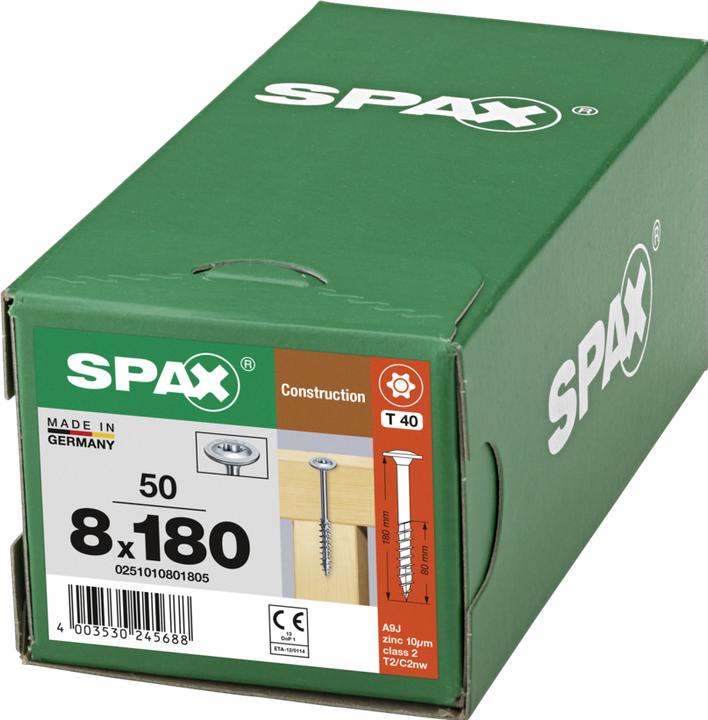 Produktbild Spax Holzbauschrauben (50 Schrauben pro Stück)