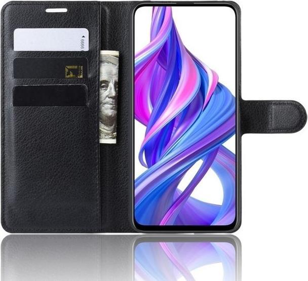 Actual product image MU Classic Litchi Leather Bookcover Series (Honor 9X)