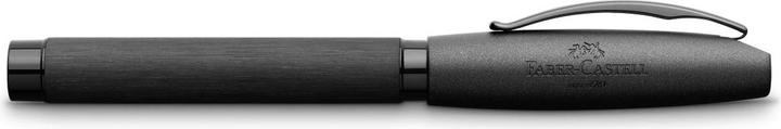 Actual product image Faber-Castell Castell 148481 - Essentio fountain pen, nib F, aluminium black (Black, 1 x)