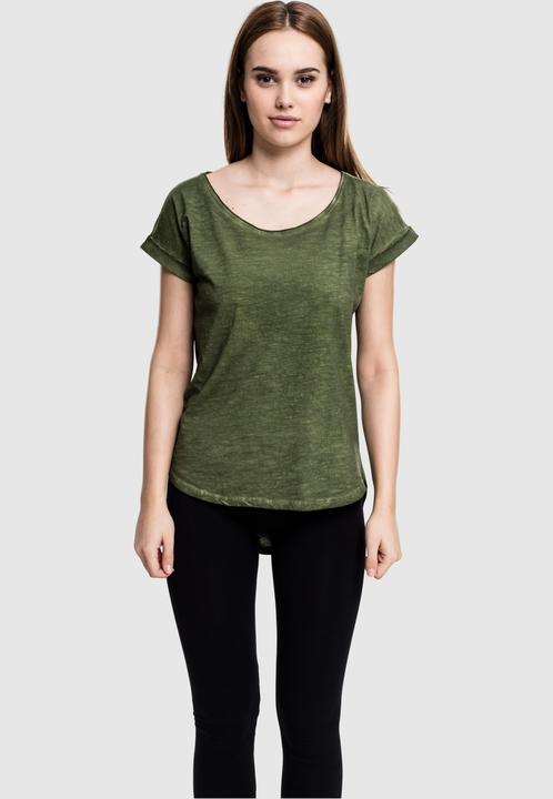 Image du produit Urban Classics Ladies Long Back Shaped Spray Dye Tee (L)
