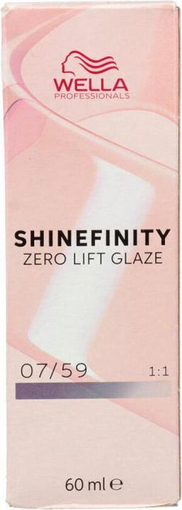 Actual product image Wella Shinefinity Permanent Hair Colour Nº 07/59 60ml (07, 59)