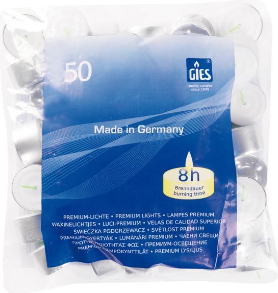 GIES Bougies à réchaud (50 pcs)