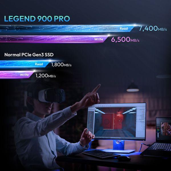 Produktbild Adata SSD 1.0TB LEGEND 900 PRO M.2 PCI4 (1000 GB, M.2 2280)