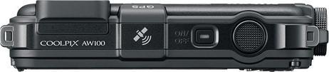 Produktbild Nikon Coolpix AW100, 16MP, Wasserfest, 5x Zoom, Schwarz (1/2,3'')