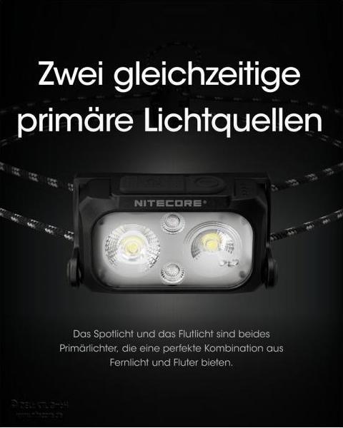 Produktbild Nitecore NU25UL -Ultralight (400 lm)