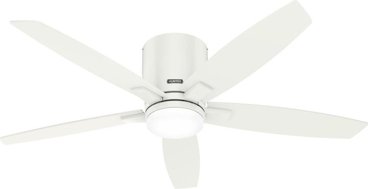 Produktbild Hunter Fans Deckenventilator Valencia Weiss mit LED & Fernbedienung (42 dB)