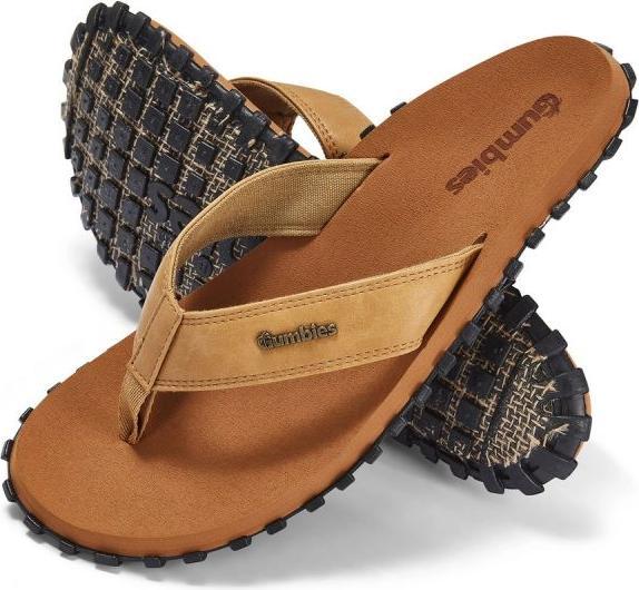Gumbies Vegovert Flip-Flops Unisex Hellbraune Flip-Flops (48)