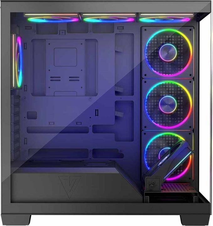 Produktbild Modecom Computergehäuse VOLCANO STELLAR ARGB MIDI 8F (mATX, Mini-ITX, ATX)