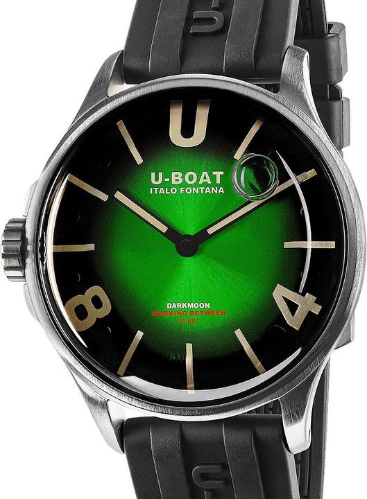 U-Boat 9502 Darkmoon Green SS Soleil Herrenuhr 40mm 5ATM (Analoguhr, 40 mm)
