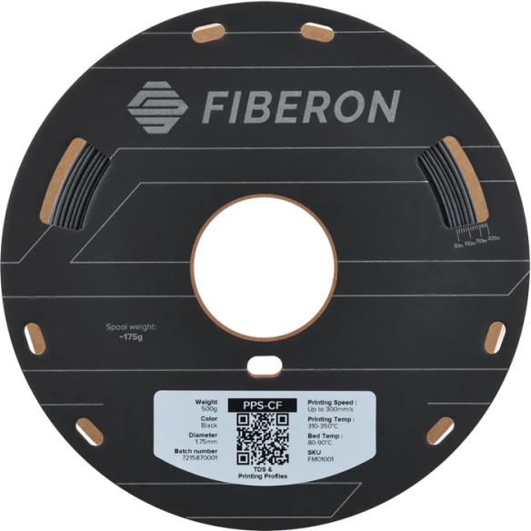 Actual product image Polymaker Fiberon™ PPS-CF10 (PP, 1.75 mm, 500 g, Black)
