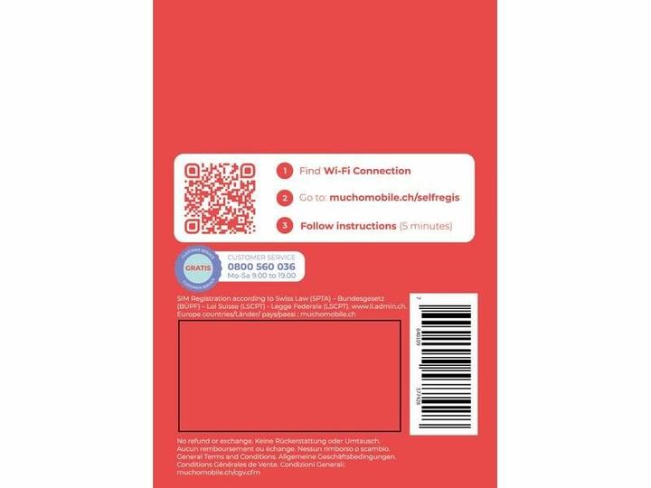Actual product image BeeOne SIM card MUCHO Mobile Pack DATAMAXI