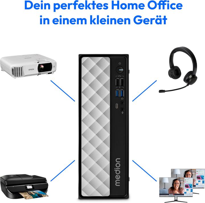 Actual product image Medion T80 Slim (Intel Core i7-12650H, 16 GB, 512 GB, Intel UHD Graphics)