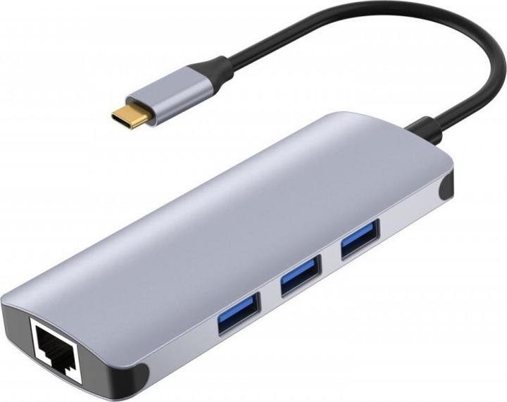 Actual product image iBox IUH3RJ4K (USB-C, 7 Ports)