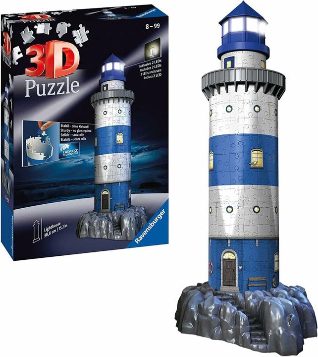 Produktbild Ravensburger Leuchtturm bei Nacht (216 Teile)