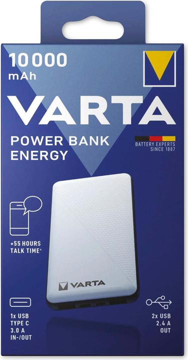 Productafbeelding Varta Energy (10000 mAh, 15 W, 37 Wh)