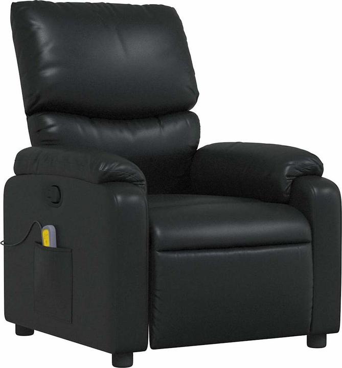 Produktbild VidaXL Massagesessel Schwarz Kunstleder,Farbe: Schwarz,Material