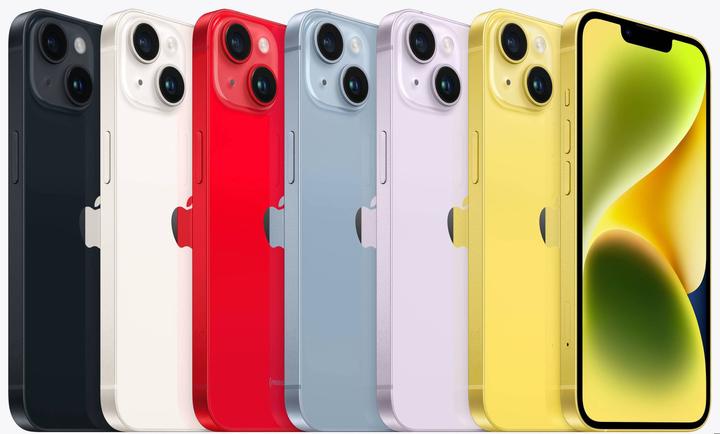 Productafbeelding Apple iPhone 14 (128 GB, Middernacht, 6.10", SIM + eSIM, 12 Mpx, 5G)