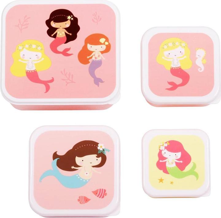 A Little Lovely Company ALLC Lunch Box Mermaids SBSEME40 pink 18x6x12cm