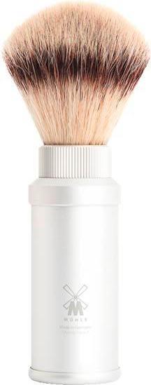 Actual product image Mühle Travel shaving brush, Silvertip Fibre®, HANDCRAFTED, anodised handle (Shaving brush)