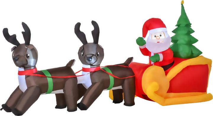 Immagine prodotto Jamb Babbo Natale con la slitta LED