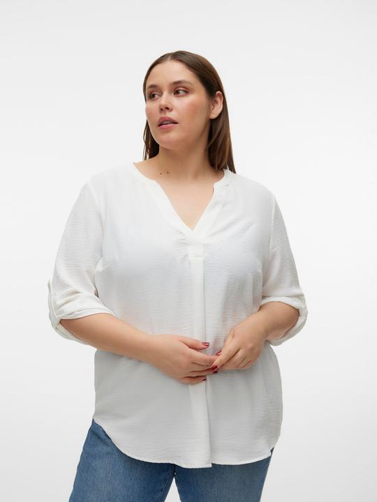 Actual product image Vero Moda Regular fit V-neckline Curve turned-up cuffs Top Top (54)