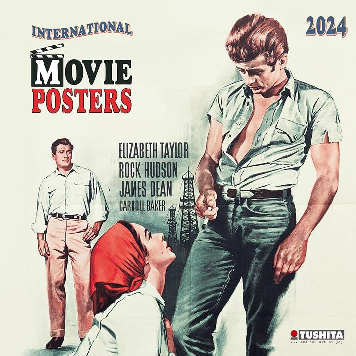 Produktbild Movie Posters 2024 (30 x 30 cm, Harter Einband, Spanisch, Englisch, Niederländisch, Italienisch, Französisch, Deutsch, Tschechisch, Polnisch)