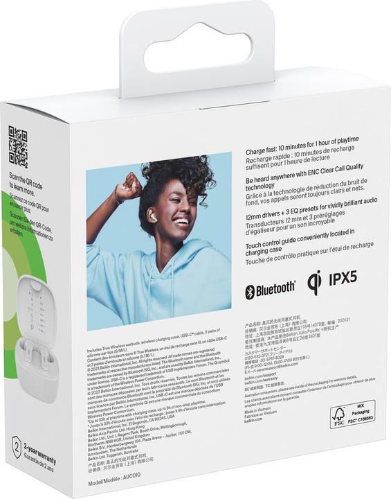 Productafbeelding Belkin Geluidsvorm Beweging (ANC, 9 h, Bedraad)