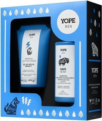 Image du produit Yope Yopeset Homme Bois Gel lavant visage 150ml et Shampoing cheveux 300ml (Set soin capillaire)