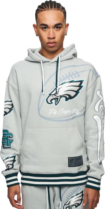 Immagine prodotto Recovered Re:covered Felpa con cappuccio in pile - PATCHES Philadelphia Eagles - XL (XL)