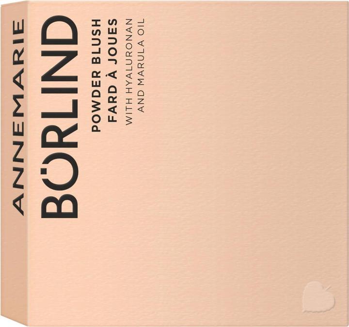 Actual product image Annemarie Börlind Powder Rouge Coral Glow (coral glow)