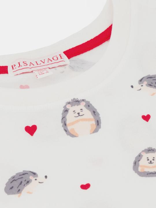 Actual product image Pj Salvage Pyjama top "Be mine" offwhite (XS)