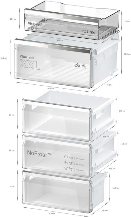 Actual product image Bosch Hausgeräte KGN39AIAT (363 l)