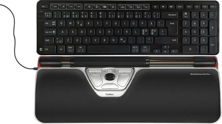 Produktbild Contour RollerMouse Red Plus + Balance Keyboard PN, Wired (Kabelgebunden)