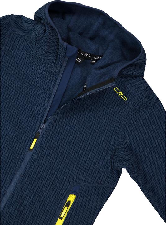 Actual product image CMP Campagnolo Girl's Jacket Fix Hood Jacquard Knitted 3H19825 (152)